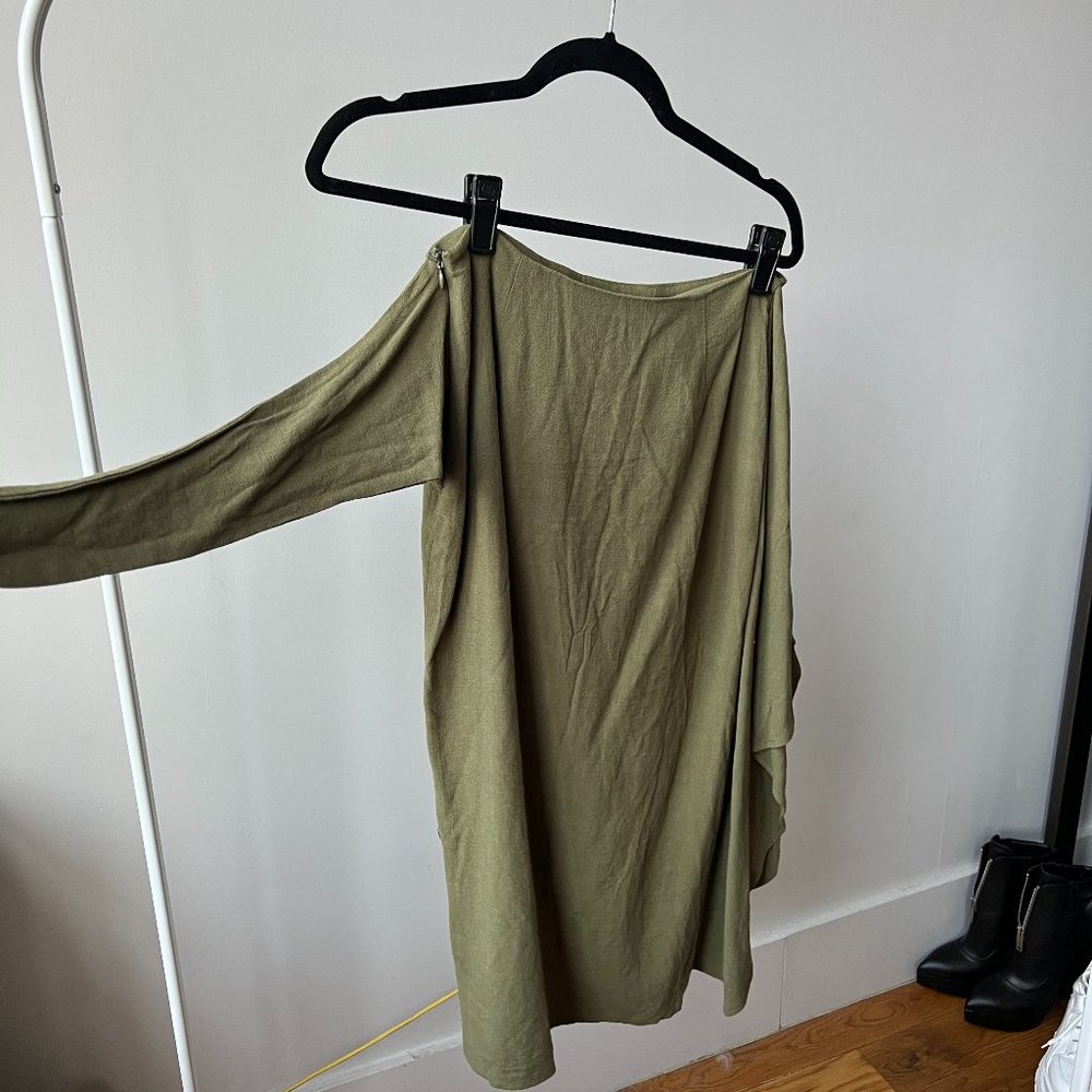 NWT Women's Linen Wrap Skirt - Eye To Eye | Size Small - Picture 7 of 9